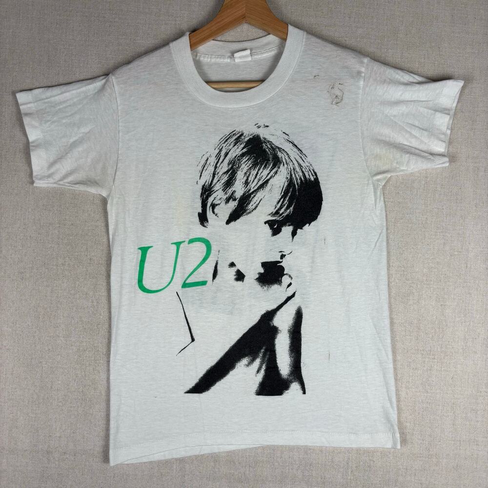 Vintage U2 War Boy 1983 Rare Album Promo Shirt Medium